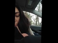 Persian teen swallow in car - Chat with me at DATE4JOY.COM