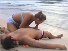 Stranger fuck on the beach