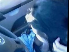 Sucking in the car - more amateur movies on my account
