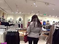 MallCuties Teen amateur girl with big boobs fucks on public