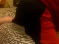 Tight Tenn white girl Ass Twerking Tomboy Booty on my bed!