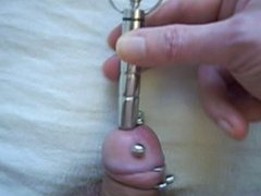 penis hole stuffing using a 8mm X 140mm with a 10mm ball end