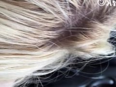 [Blondie] sucking my cock on a car ride through the canyon