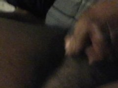 Black cub blows a soaked load! 2nd video.