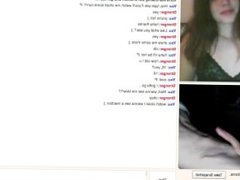 Omegle girl watches me blow a load