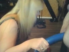 CHEEKY UK DOMME HAS FUN WITH HER SUB