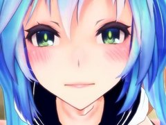 MMD Blowjob - JK Hatsune Miku