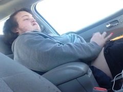 Teen Femboy Masturbating In Public Car!