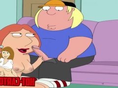 Cartoon Porn Family guy mom give Blowjob to son