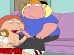 Cartoon Porn Family guy mom give Blowjob to son