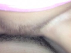 Wife ride a cock & licking cum