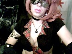 Cam Show Schoolgirl Cross Dresser by Vikkicd16