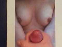 Cum on my wife's little tits!