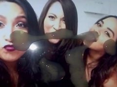 Cum Tribute for Family of Sluts (Anissa, Sylvia & Bibi covered with cum!)