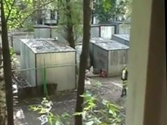 Russian homeless fuck