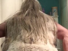 Me feeling sexy in my fur coat