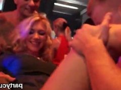 Kinky chicks get absolutely fierce and undressed at hardcore party