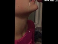 Cumming On My Bitches Face.flv