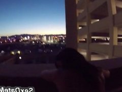 MILF Next Door Sucks and Fucks in Parking Garage