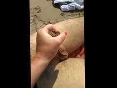 Beach Handjob part 1