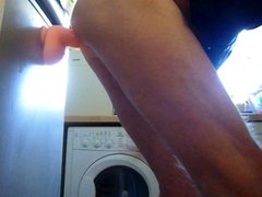 Kitchen dildo fuck