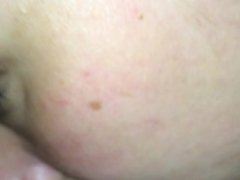 friendly cum on my shoulder .. while sleeping . naughty guy;)