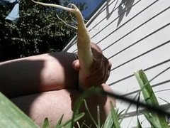 MAN FUCKS HIS ASS WITH A HUGE WHITE VEGETABLE