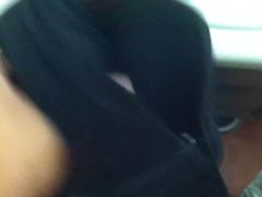 quick jerk with NOT my sister in law black bra