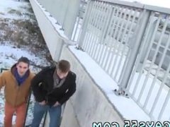 Male gay sex under bathroom stall Two Sexy Hunks Fuck Outdoors For Money!