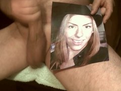 Tribute for slapperbitch - Stacey gets a huge load of cum