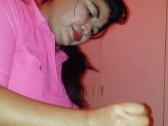 Thai Lady - Handjob massage to Indian Desi Cock Part 2