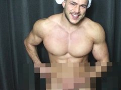 Sexy Santa Muscle Cum