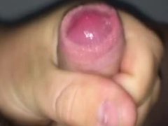 Young teen close-up jerk-off