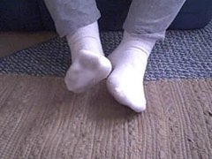 Dirty socks and feet