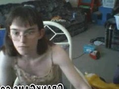 Dorky Teen From Work Playing on Cam - crankcams.com