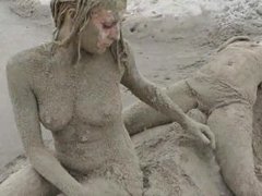 2 Girls in sand