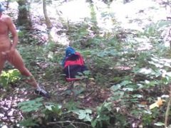 Forest edging jerk off session #4