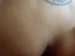 Tattoed Pattaya Beach Road Freelancer Anal Cream-Pied