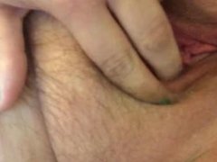 Playing with my fat bbw pussy to orgasm