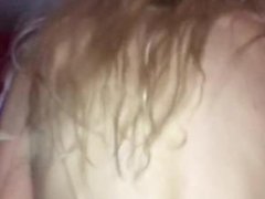 YOUNG BEAUTIFUL BLONDE TEEN RIDES BIG COCK! POV!