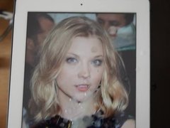 Cum on Natalie Dormer - july 2014