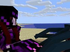 Minecraft Fun at the Beach [Endie X Squid]