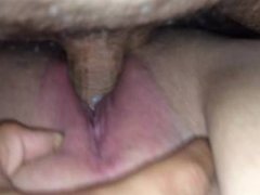 Pink pussy creampie