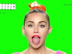 Miley Cyrus ¿what would you do with your tongue?