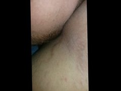 Hubby eats my pussy right