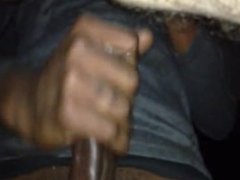 Black Arab From Morocco wlorks his big black dick around a French Daddy