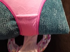 Cumming on little panties