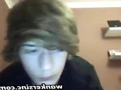 Boys take turns on webcam