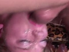 Aurora snow sexy teen trying deepthroat. what a fucking whore!