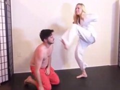 Cadence Lux Karate Kick Feet Beatdown Brattyfootgirls.com